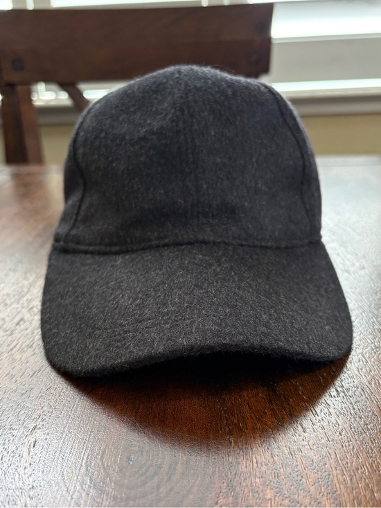 Vince Cashmere Baseball Hat Women  S / M Black Gray Soft Adjustable main image 4